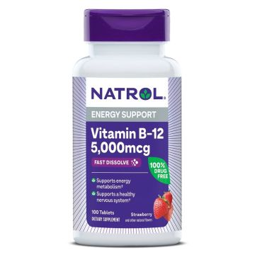 Витамин В12 5000 мкг х100 таблетки Natrol