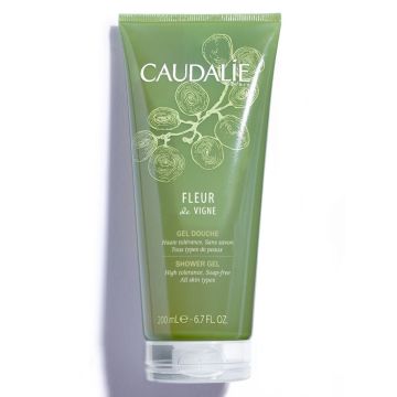 Caudalie Fleur De Vigne Душ гел за тяло с аромат на бяла роза, розов пипер и диня x200 мл