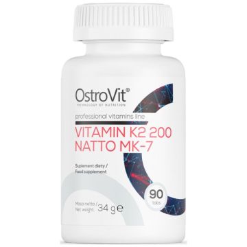 Витамин К2 200 Natto MK-7 х90 таблетки OstroVit