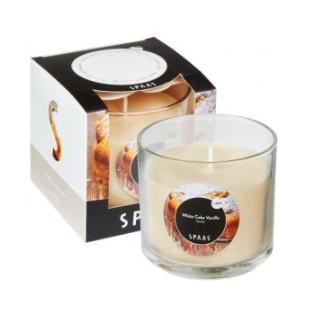 Spaas Ароматна свещ White Cake Vanilla x76/76 мм