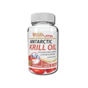 Крил Ойл 500mg x60 меки капсули LecoVita