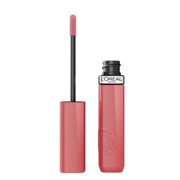 Lоreal Infaillible Laque Resistance Течно червило за устни с гланцов блясък х5 мл, цвят 600 Le Nu Rose