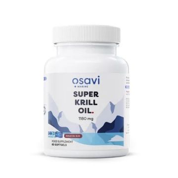 Масло от супер крил, 1180 мг x60 гел капсули Osavi