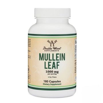 Mullein Leaf Лопен 500 mg х180 капсули Double Wood