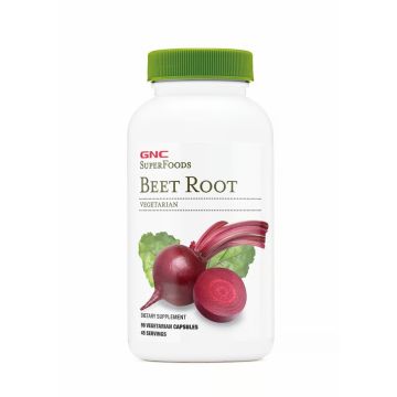 Червено цвекло х90 вегетариански капсули GNC SuperFoods