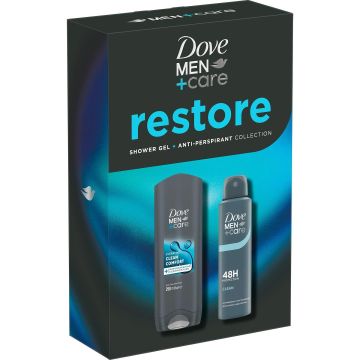 Dove Men+ Care Промо комплект за мъже Restor Душ гел 3в1 и Дезодорант