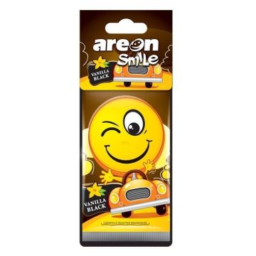 Areon Smile Ароматизатор за кола, Vanilla Black