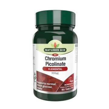 Хром пиколинат 200 mcg х90 таблетки Natures Aid