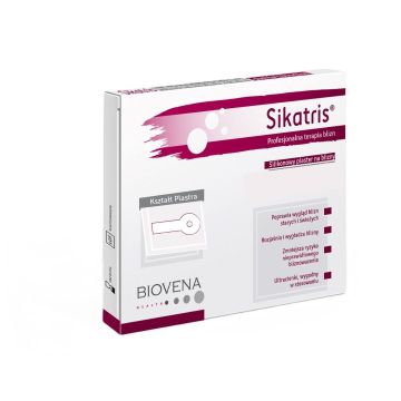 Sikatris Силиконов пластир след мастопексия 17х7,6 см х5 броя