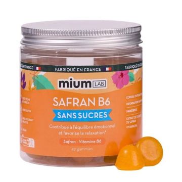 Шафран В6 х42 желирани дражета Mium Lab