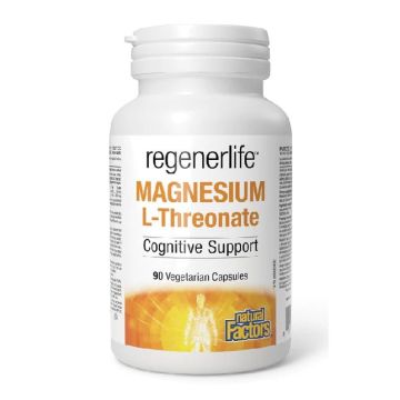 Regener Life Магнезий Л-треонат х90 капсули Natural Factors