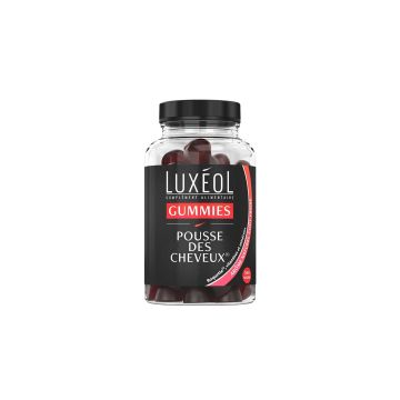 Формула за естествен растеж на косата, с вкус на ягода х60 желирани таблетки Luxéol