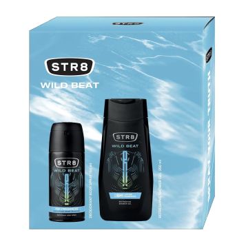 STR8 Wild Beat Комплект за мъже Дезодорант спрей и Душ гел за тяло