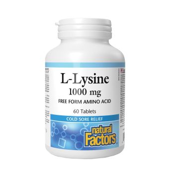 Л-лизин 1000 mg х60 таблетки Natural Factors