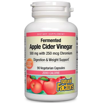 Ябълков оцет и хром х90 капсули Natural Factors