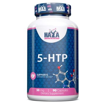 Haya Labs 5-НТР за качествен сън 50 мг х90 капсли