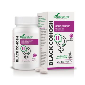 Черен Кохош при първи симптоми на менопауза 600 mg х60 таблетки Soria Natural