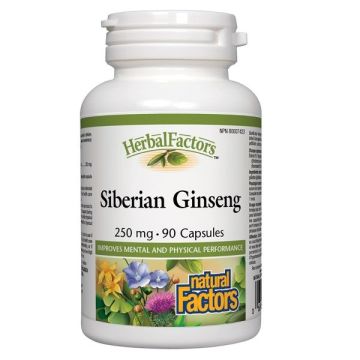 Сибирски женшен 250 мг х90 капсули Natural Factors
