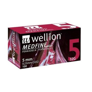 Wellion Medfine Plus Игли за инсулинова писалка 5 мм х100 бр