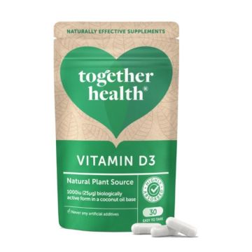 Витамин D3 с кокосово масло х30 капсули Together Health