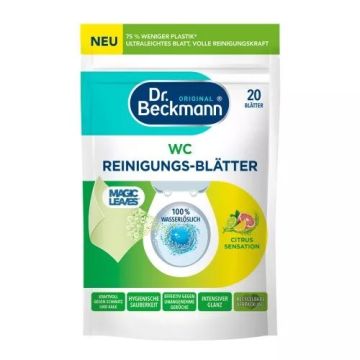 Dr. Beckmann Почистващ разтворим препарат за тоалетна на ленти Цитрус х20 броя