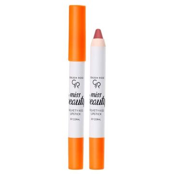 Golden Rose Miss Beauty Червило молив Velvet Kiss, 07 Coral
