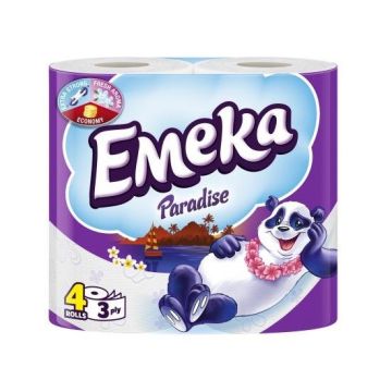 Emeka Paradise Ароматизирана трипластова тоалетна хартия х4 броя