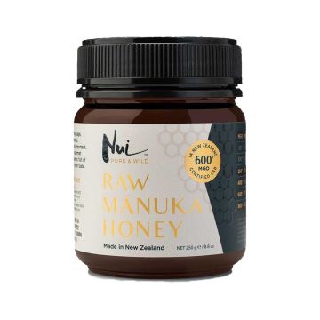Nui Pure & Wild Мед от манука MGO 600+ х250 грама