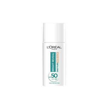 Loreal Bright Reveal UV Оцветен флуид за лице SPF50+ х50 мл, цвят Bronze Glow