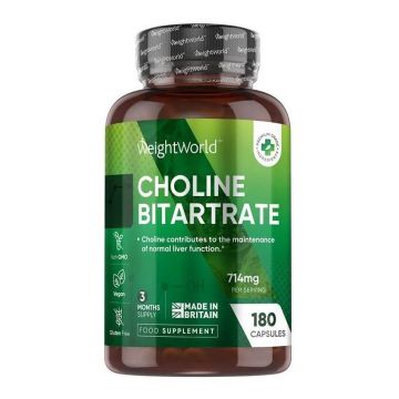 Холин битартарат 714 mg х180 капсули Weight World