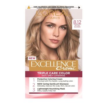 Loreal Paris Excellence Creme Боя за коса, 8.12 Natural Frosted Beige Blonde