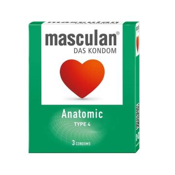 Masculan Anatomic Презервативи x3 броя
