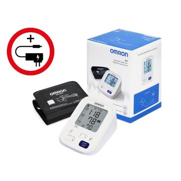 Omron M3 New Автоматичен апарат за кръвно налягане над лакът + Адаптер
