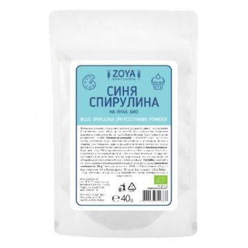 Синя спирулина на прах, Био х40 г ZoyaBG