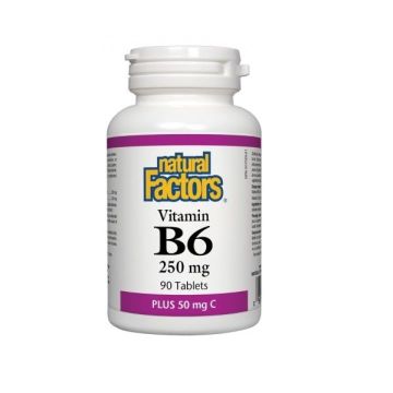 Витамин B6 и витамин С х90 таблетки Natural Factors
