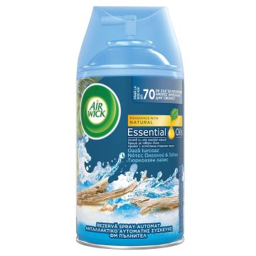 Air Wick Turquoise Oasis Пълнител ароматизатор за устройство Freshmatic х250 мл