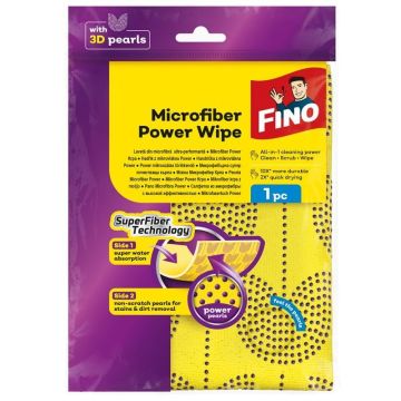 Fino Microfibre Микрофибърна кърпа с 3D перли x1 брой