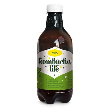 Kombucha Life Естествено газиран чай с бъз х500 мл