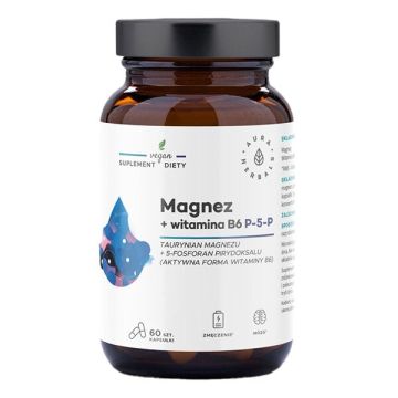 Магнезий с Витамин B6 х60 капсули Aura Herbals