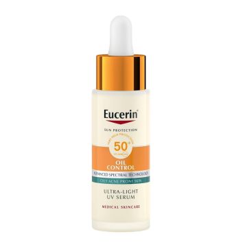 Eucerin Sun Oil Control Слънцезащитен серум за лице за мазна кожа SPF50+ x30 мл