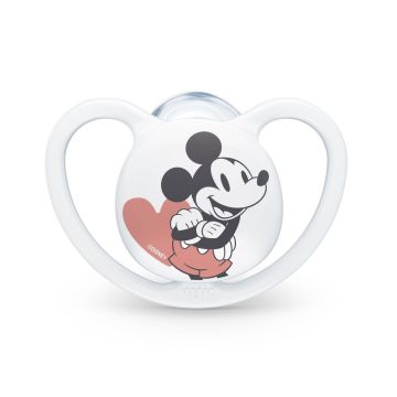 Nuk Space Mickey Залъгалка силикон за деца от 18 до 36 месеца, 739747