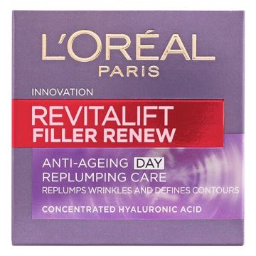 Loreal Paris Revitalift Filler Renew Дневен крем за лице против бръчки x50 мл