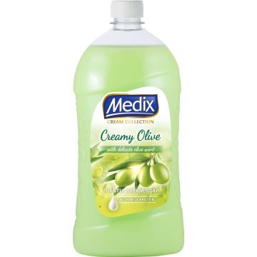 Medix Creamy Olive Течен сапун за ръце - пълнител х800 мл