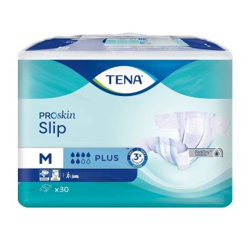Tena Proskin Slip Plus Пелени за възрастни при инконтиненция, размер М х30 броя