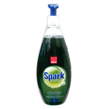 Sano Spark Cucumber & Lemon Scent Препарат за съдове с аромат на краставица x1 литър