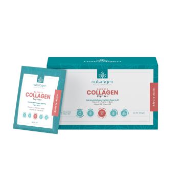 Collagen Peptides Хидролизиран телешки колегаен, с вкус на праскова 10g х30 сашета Naturagen
