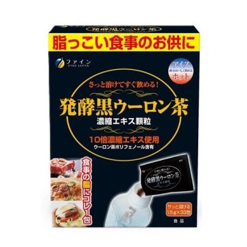 Ферментирал екстракт от черен улуонг чай + пу ер чай х33 сашета Fine Japan