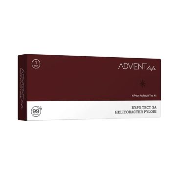 RapidFor H. pylori Бърз антигенен тест за Хеликобактер пилори х1 бр Advent Life