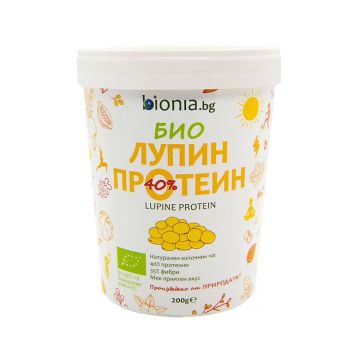 Био лупин протеин на прах x200 грама Bionia