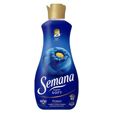 Semana Super Soft Protect Омекотител концентрат х1300 мл, 65 пранета